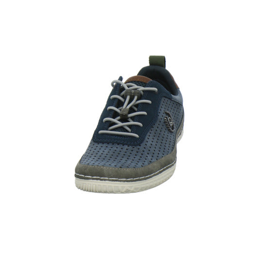 Bugatti Classic Bimini Schnürhalbschuhe Blau-kombi - 360° Ansicht