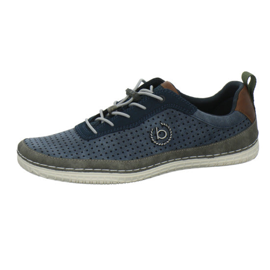 Bugatti Classic Bimini Schnürhalbschuhe Blau-kombi - 360° Ansicht