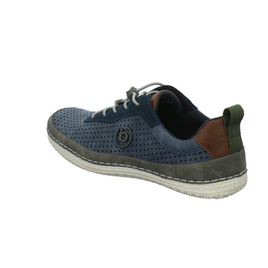 Bugatti Classic Bimini Schnürhalbschuhe Blau-kombi - 360° Ansicht