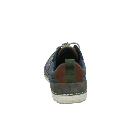 Bugatti Classic Bimini Schnürhalbschuhe Blau-kombi - 360° Ansicht