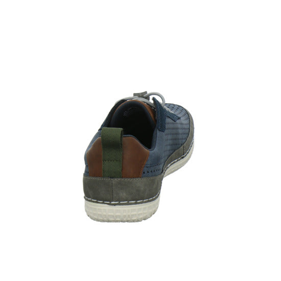Bugatti Classic Bimini Schnürhalbschuhe Blau-kombi - 360° Ansicht