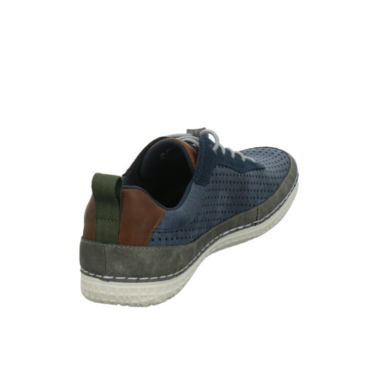 Bugatti Classic Bimini Schnürhalbschuhe Blau-kombi - 360° Ansicht