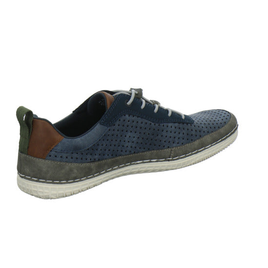 Bugatti Classic Bimini Schnürhalbschuhe Blau-kombi - 360° Ansicht