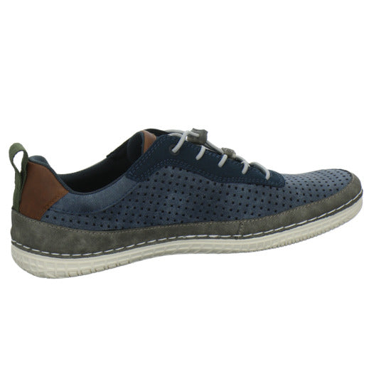 Bugatti Classic Bimini Schnürhalbschuhe Blau-kombi - 360° Ansicht