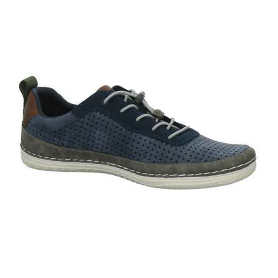 Bugatti Classic Bimini Schnürhalbschuhe Blau-kombi - 360° Ansicht