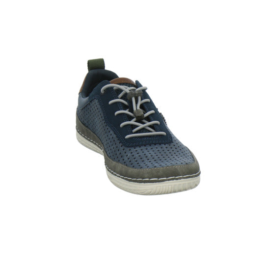 Bugatti Classic Bimini Schnürhalbschuhe Blau-kombi - 360° Ansicht