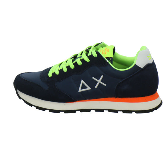 SUN68 Tom Fluo Schnürhalbschuhe Blau-kombi - 360° Ansicht