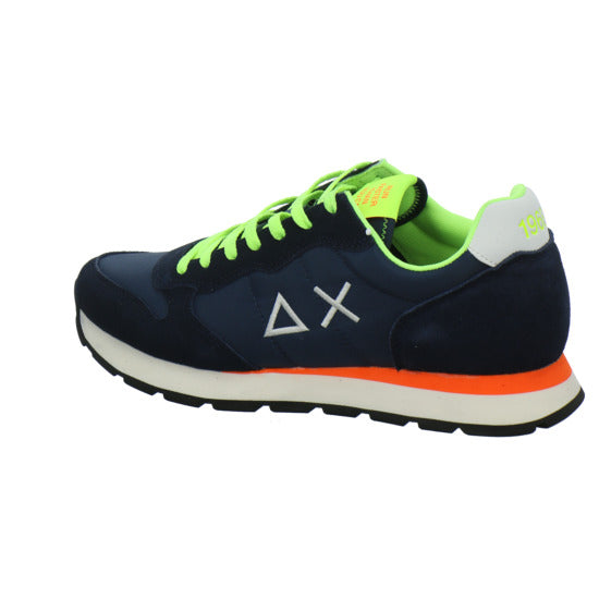 SUN68 Tom Fluo Schnürhalbschuhe Blau-kombi - 360° Ansicht