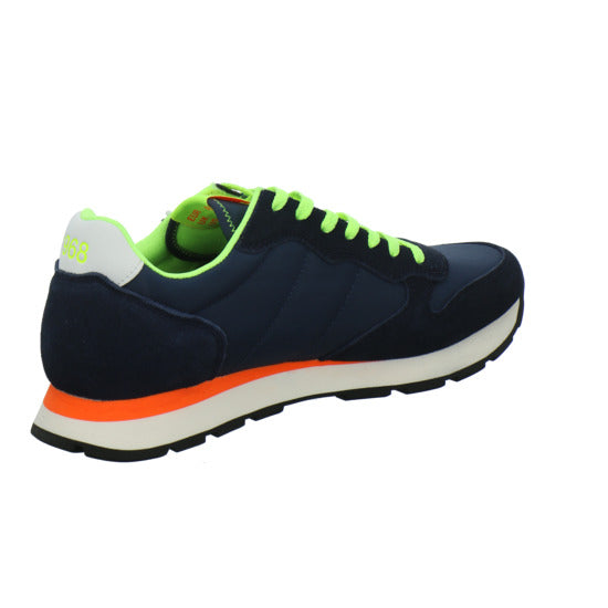 SUN68 Tom Fluo Schnürhalbschuhe Blau-kombi - 360° Ansicht
