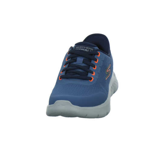 Skechers GO WALK FLEX Schnürhalbschuhe Blau-kombi