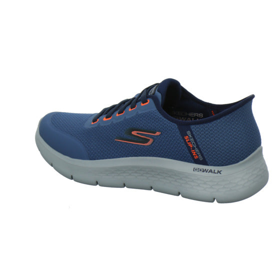 Skechers GO WALK FLEX Schnürhalbschuhe Blau-kombi