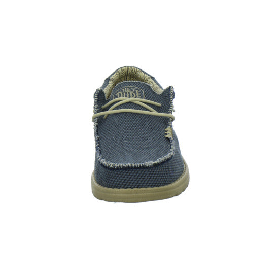 Hey Dude Wally Braided Schnürhalbschuhe Denim - 360° Ansicht