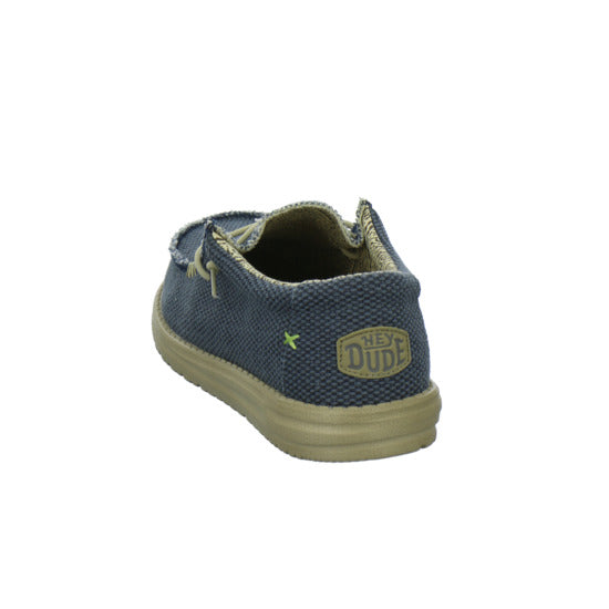 Hey Dude Wally Braided Schnürhalbschuhe Denim - 360° Ansicht