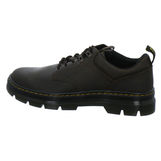 Dr. Martens Reeder Leather Schnürhalbschuhe Dunkelbraun - 360° Ansicht