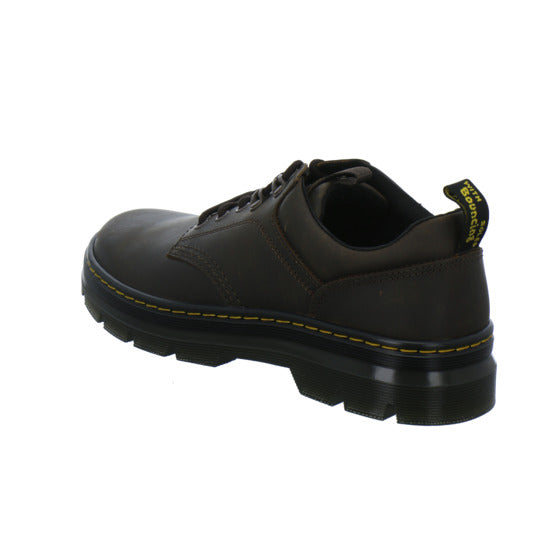 Dr. Martens Reeder Leather Schnürhalbschuhe Dunkelbraun - 360° Ansicht