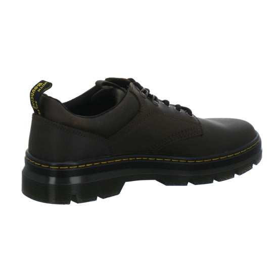 Dr. Martens Reeder Leather Schnürhalbschuhe Dunkelbraun - 360° Ansicht