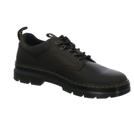 Dr. Martens Reeder Leather Schnürhalbschuhe Dunkelbraun - 360° Ansicht