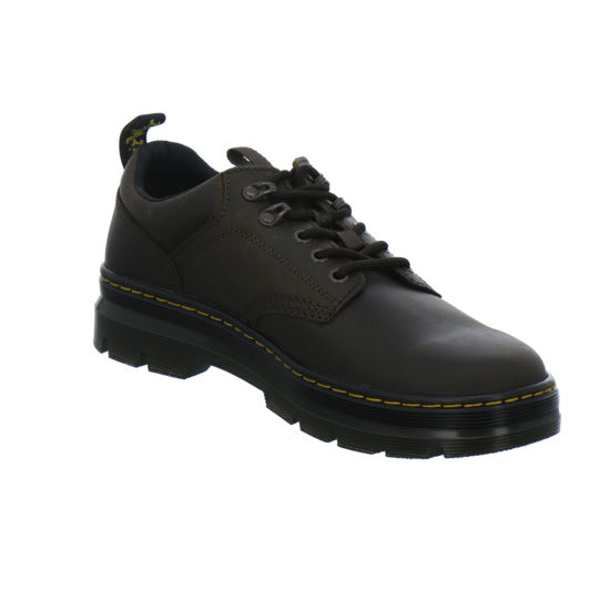 Dr. Martens Reeder Leather Schnürhalbschuhe Dunkelbraun - 360° Ansicht