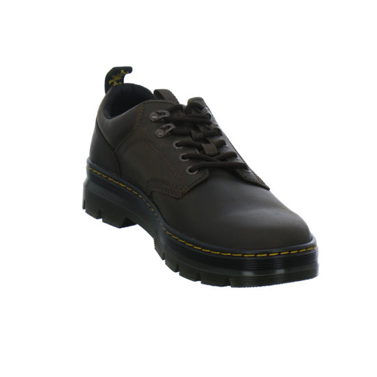 Dr. Martens Reeder Leather Schnürhalbschuhe Dunkelbraun - 360° Ansicht