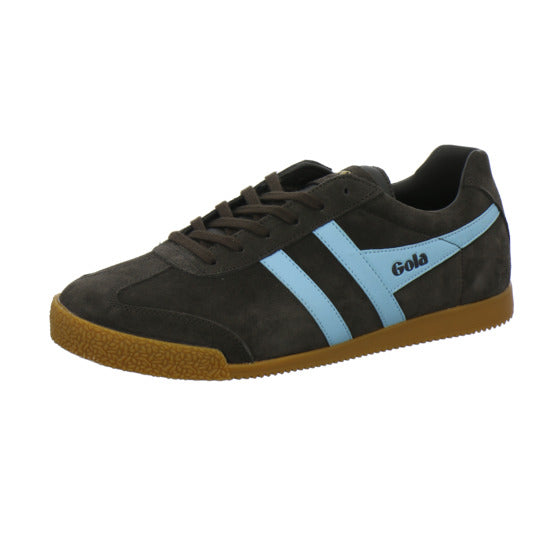 Gola Harrier Schnürhalbschuhe Dunkelbraun - 360° Ansicht