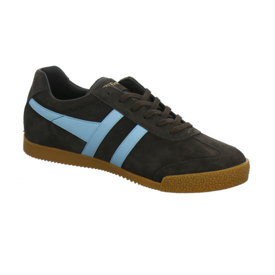 Gola Harrier Schnürhalbschuhe Dunkelbraun - 360° Ansicht