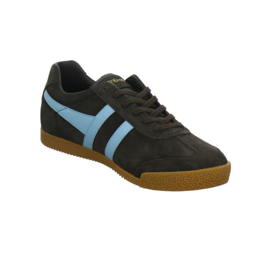 Gola Harrier Schnürhalbschuhe Dunkelbraun - 360° Ansicht