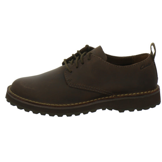 Clarks Solsbury Schnürhalbschuhe Dunkelbraun - 360° Ansicht