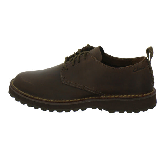 Clarks Solsbury Schnürhalbschuhe Dunkelbraun - 360° Ansicht