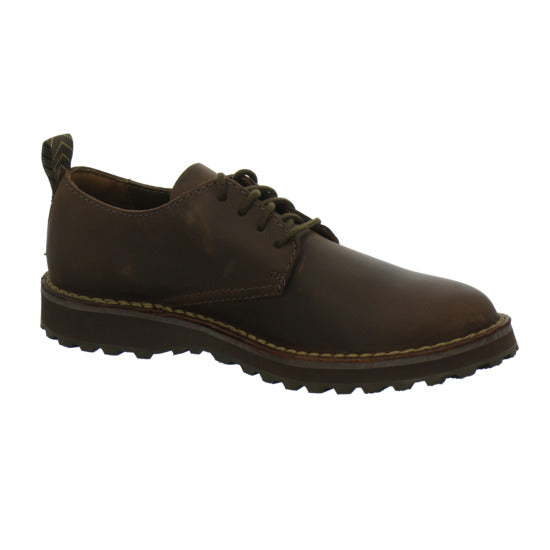 Clarks Solsbury Schnürhalbschuhe Dunkelbraun - 360° Ansicht