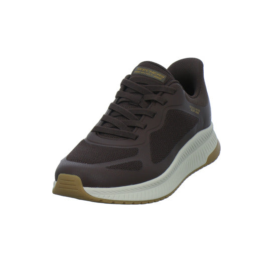 Skechers Sneaker Herren Bobs Slip-Ins Dunkelbraun