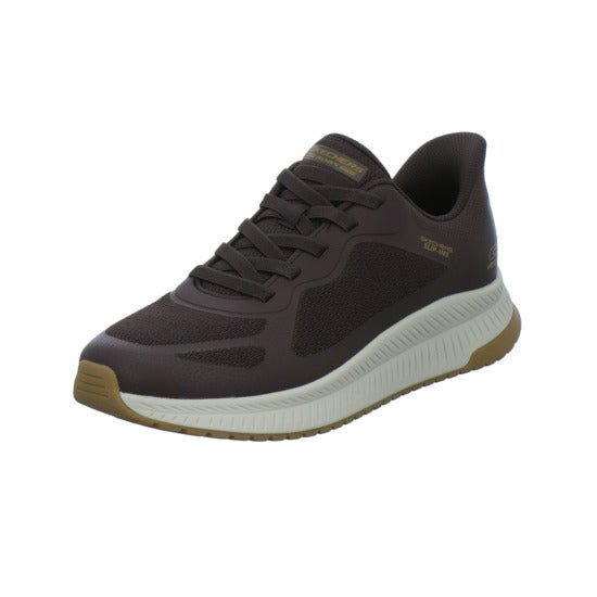 Skechers Sneaker Herren Bobs Slip-Ins Dunkelbraun