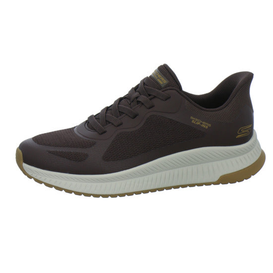 Skechers Sneaker Herren Bobs Slip-Ins Dunkelbraun