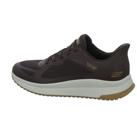 Skechers Sneaker Herren Bobs Slip-Ins Dunkelbraun