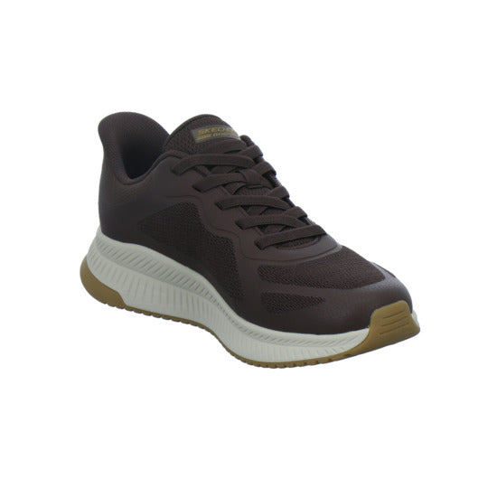 Skechers Sneaker Herren Bobs Slip-Ins Dunkelbraun