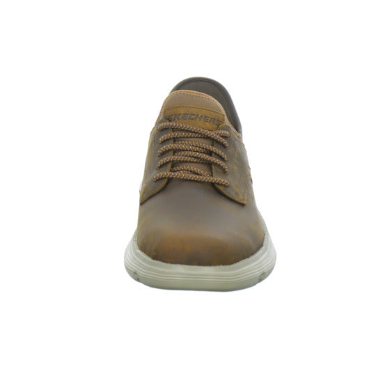 Skechers Garza Slip Ins Schnürhalbschuhe Mittelbraun - 360° Ansicht