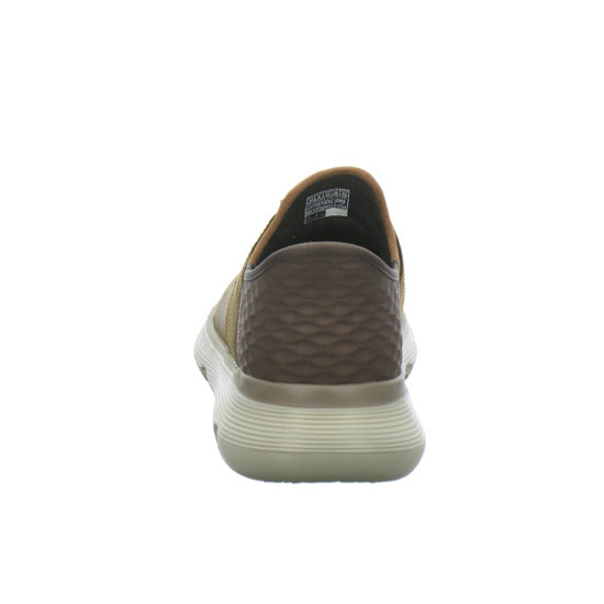 Skechers Garza Slip Ins Schnürhalbschuhe Mittelbraun - 360° Ansicht