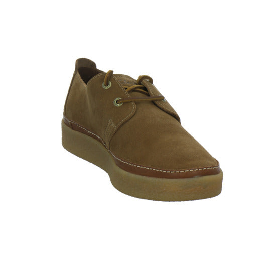 Clarks Clarkwood Low Schnürhalbschuhe Mittelbraun - 360° Ansicht