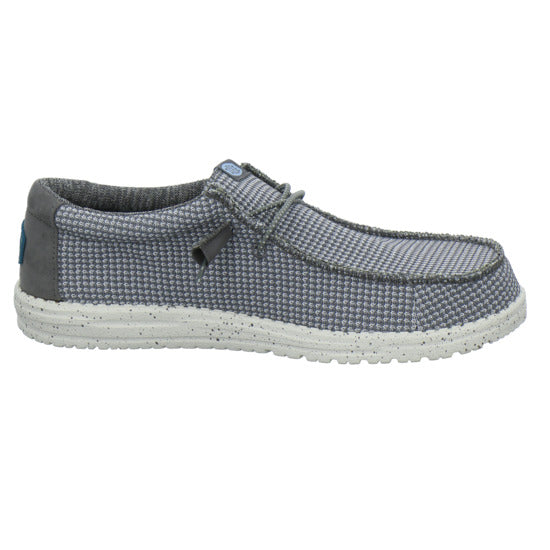Hey Dude Wally Sport Mesh Schnürhalbschuhe Anthrazit - 360° Ansicht