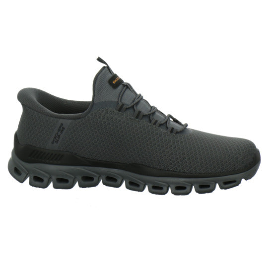 Skechers Slip Ins Schnürhalbschuhe Anthrazit - 360° Ansicht