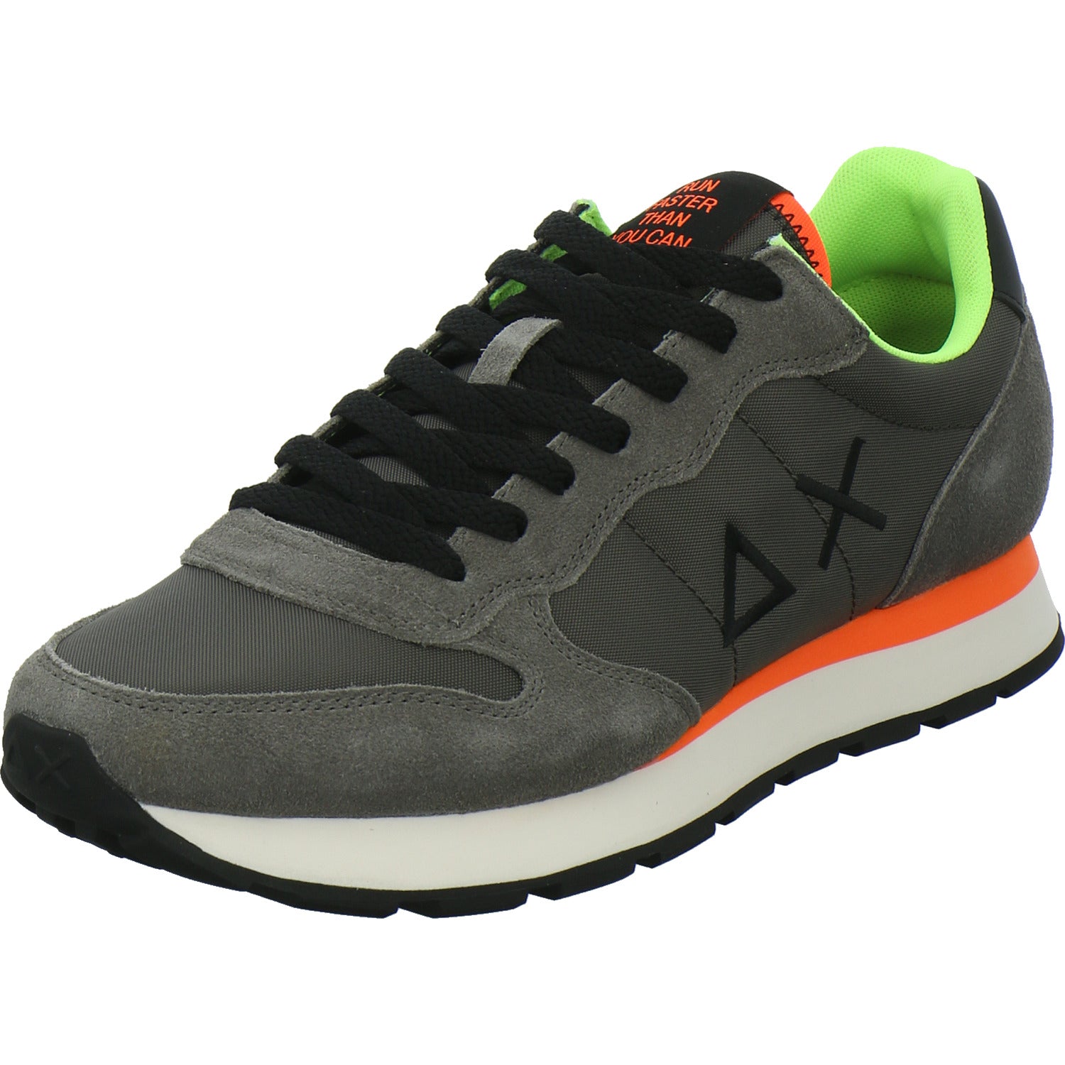 SUN68 Sneaker Herren Tom Fluo Anthrazit