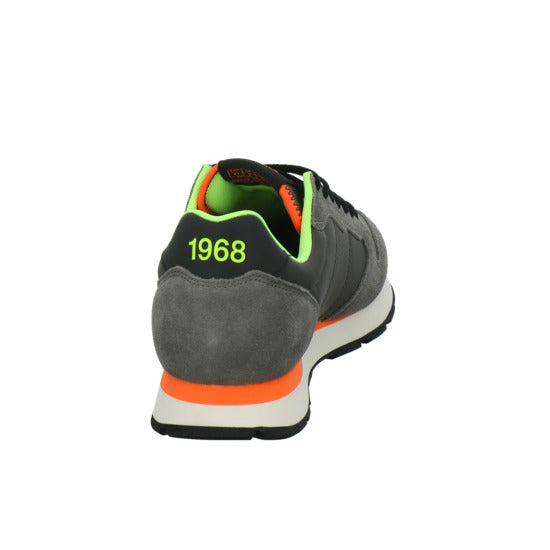 SUN68 Sneaker Herren Tom Fluo Anthrazit