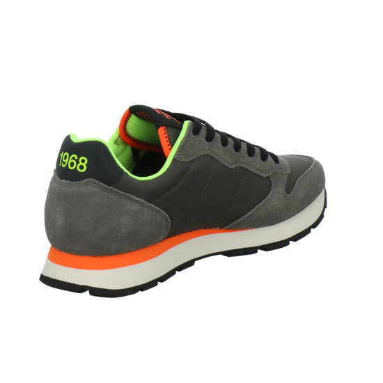SUN68 Sneaker Herren Tom Fluo Anthrazit
