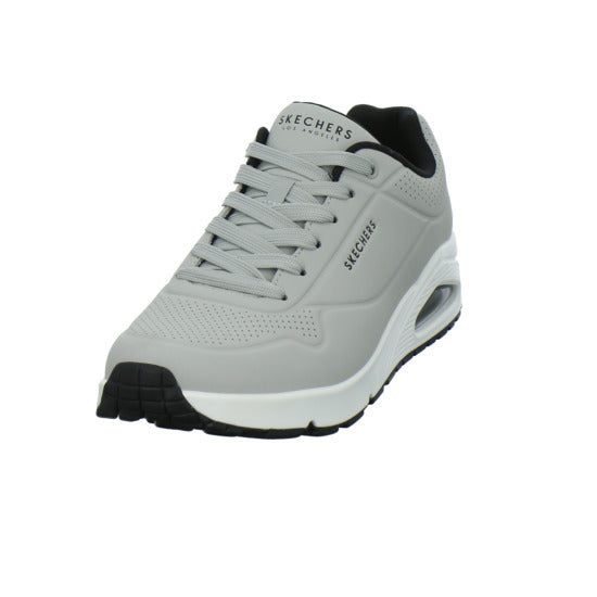 Skechers UNO Schnürhalbschuhe Hellgrau - 360° Ansicht