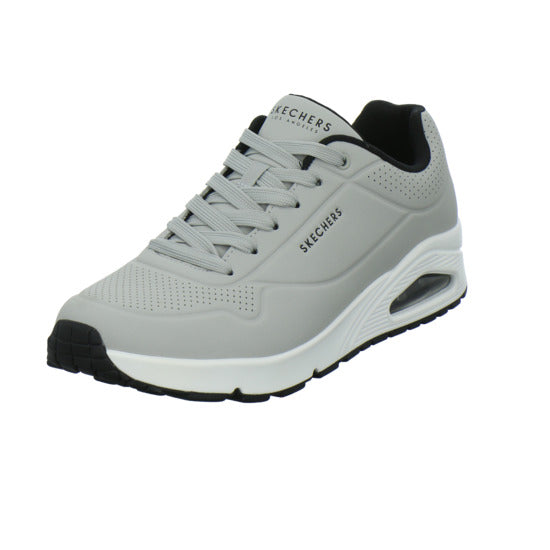 Skechers UNO Schnürhalbschuhe Hellgrau - 360° Ansicht