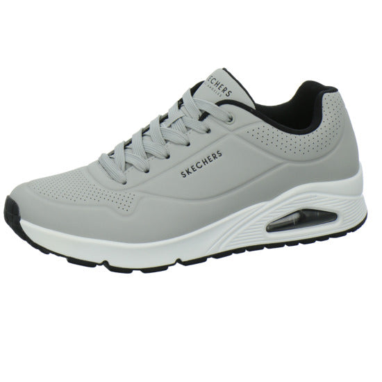 Skechers UNO Schnürhalbschuhe Hellgrau - 360° Ansicht