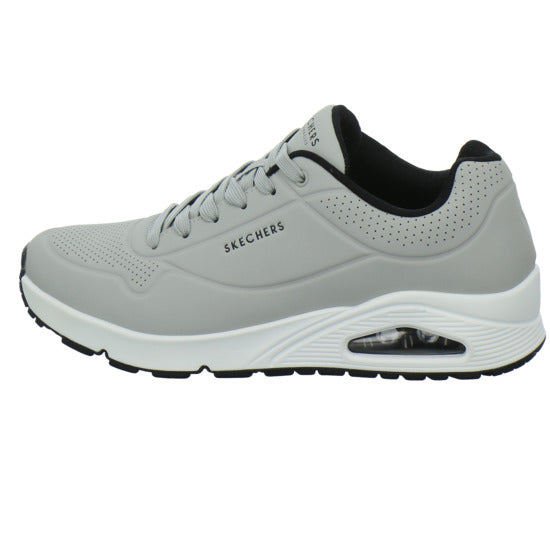 Skechers UNO Schnürhalbschuhe Hellgrau - 360° Ansicht