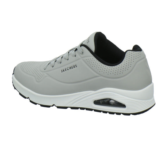 Skechers UNO Schnürhalbschuhe Hellgrau - 360° Ansicht