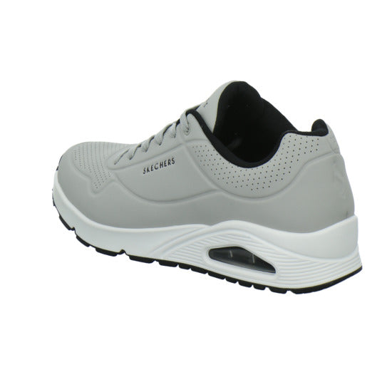 Skechers UNO Schnürhalbschuhe Hellgrau - 360° Ansicht