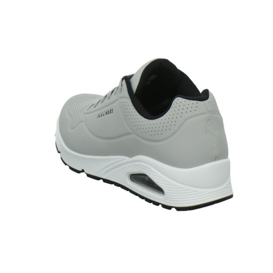 Skechers UNO Schnürhalbschuhe Hellgrau - 360° Ansicht
