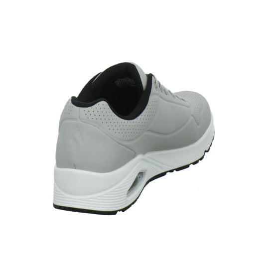 Skechers UNO Schnürhalbschuhe Hellgrau - 360° Ansicht